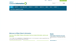 Desktop Screenshot of offalycitizensinformation.ie